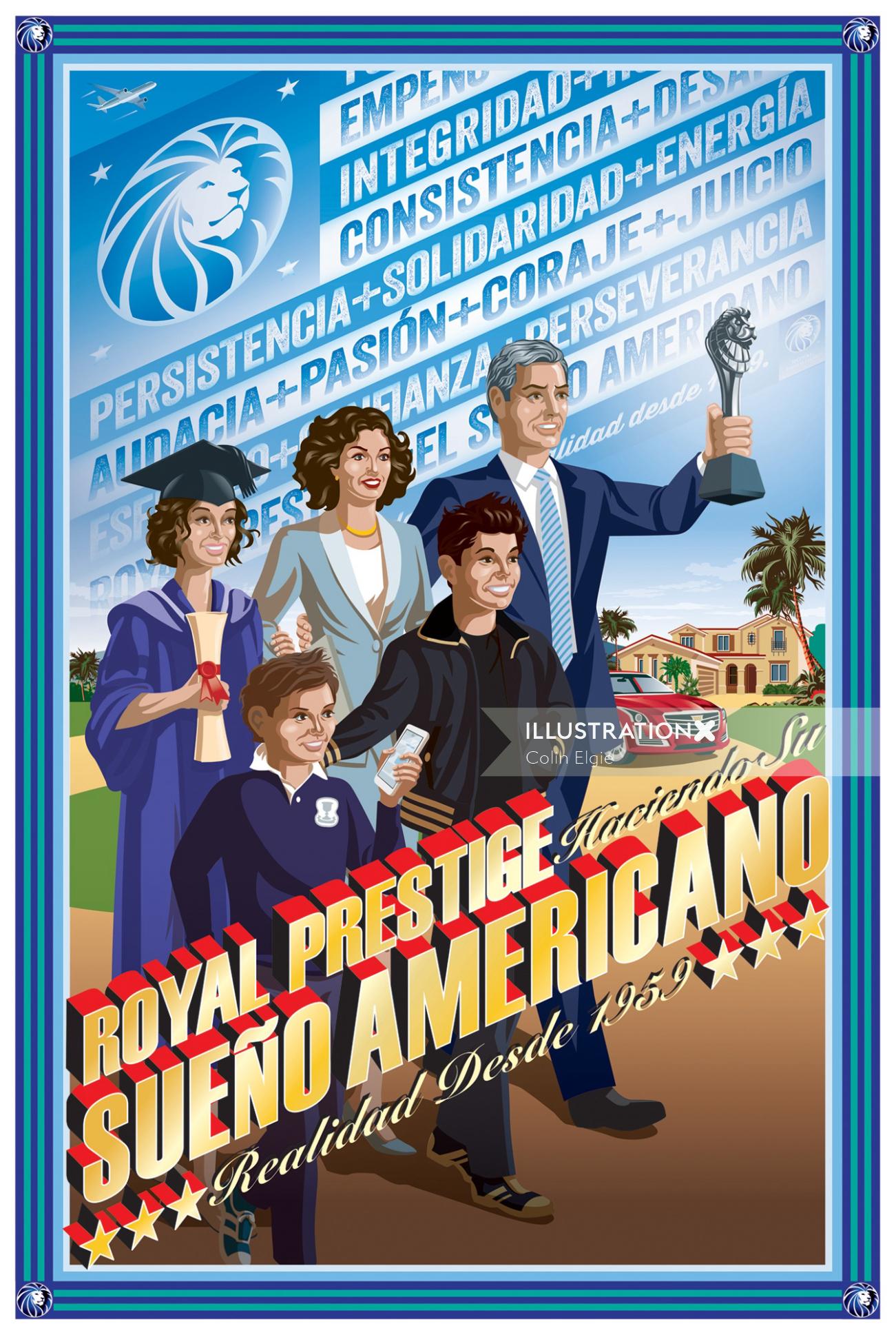 póster de Royal Prestige - Haciendo realidad el sueño americano desde 1959