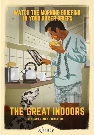 Xfinity ISP breakfast poster