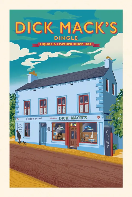 Advertisement for Dick Mack's pub