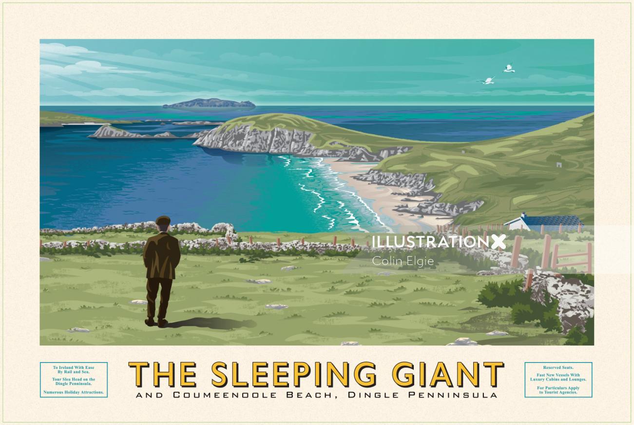 Ad for "The Sleeping Giant"