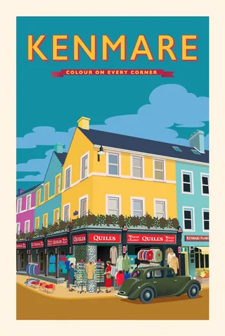 Poster of Kenmare shopping street