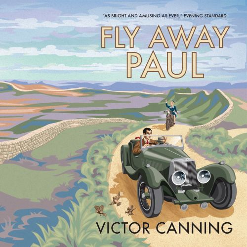 Retro style cover for "Fly Away Paul" book
