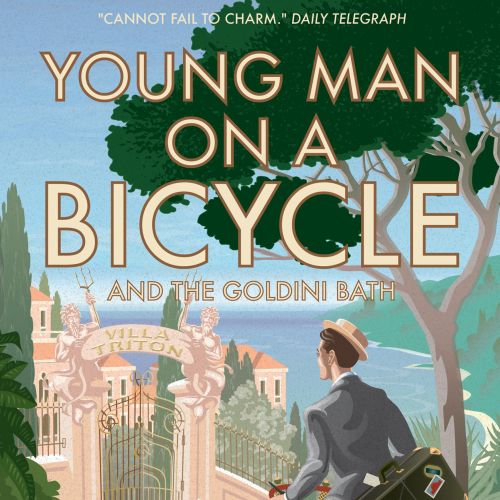Cover design of the "Young Man on a Bicycle" book