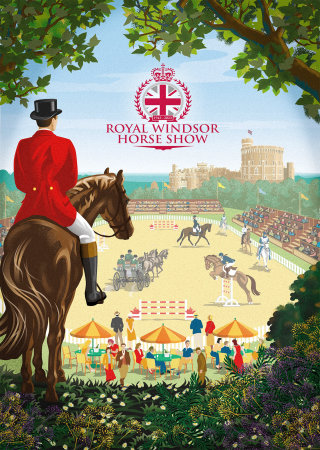 Dépliant annonçant le Royal Windsor Horse Show