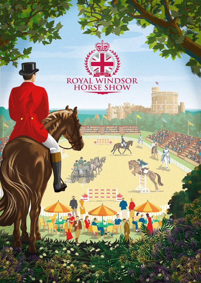 Flyer anunciando o Royal Windsor Horse Show