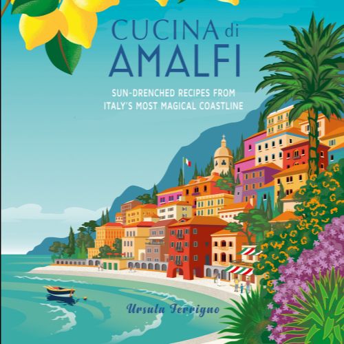 Picturesque coastal scene of an Amalfi coastal village