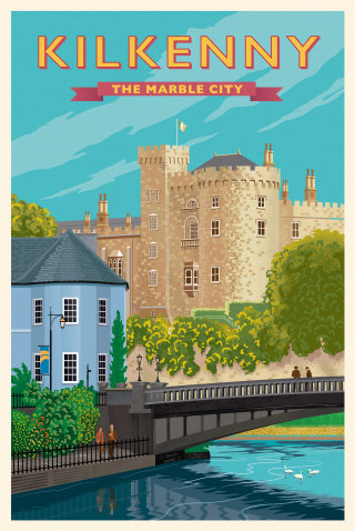 Kilkenny: The Marble City captured in poster