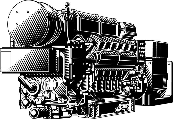 An Illustration of a power generator
