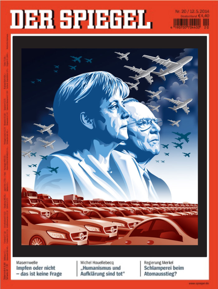 Ilustração para a série Der Spiegel