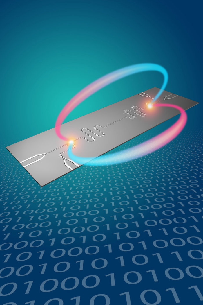 An illustration of qubit chip