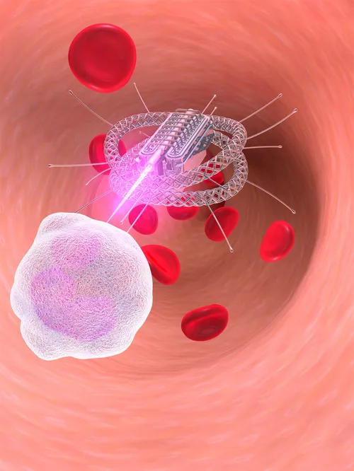 An illustration of nanotechnology illustration