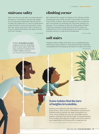 Parent helping child climb indoor play frame with safety nets, by Dalia Awad