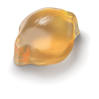 Illustration de bonbons au citron Gummie 