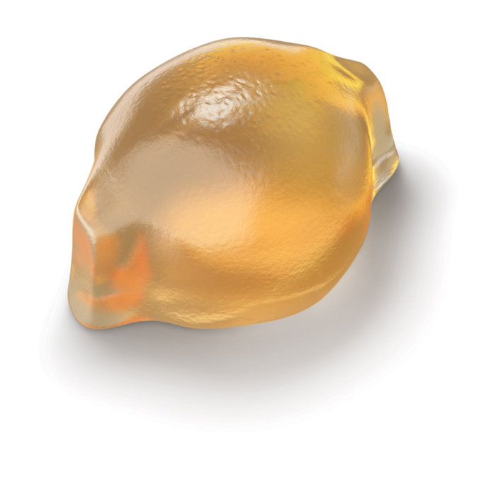 Illustration de bonbons gommeux au citron