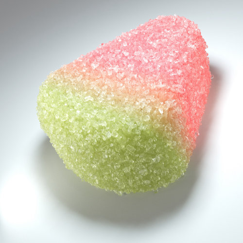 Bonbons à la pastèque aigre image CGI