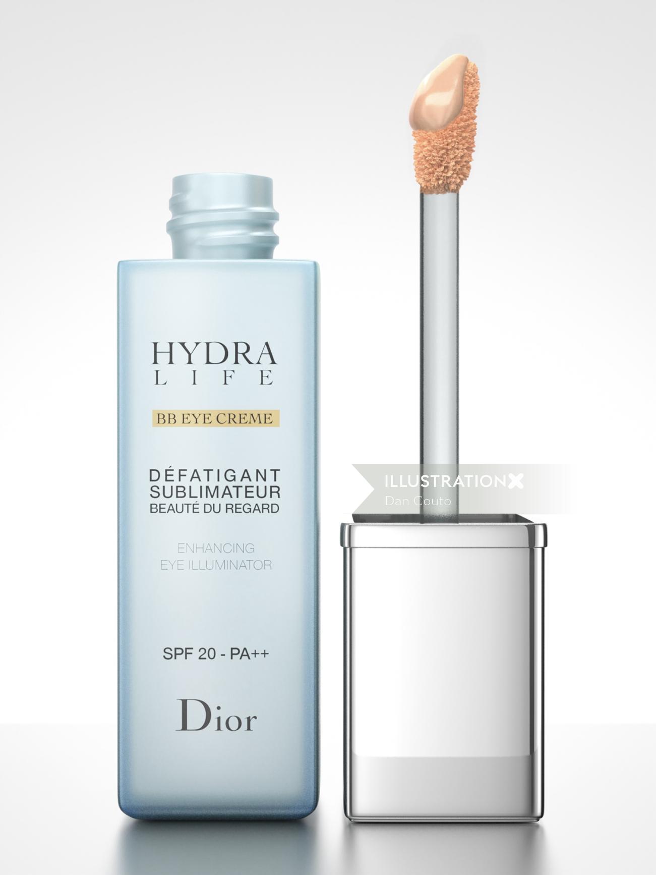 Digital illustration of Dior Hydra Life Eye Cream