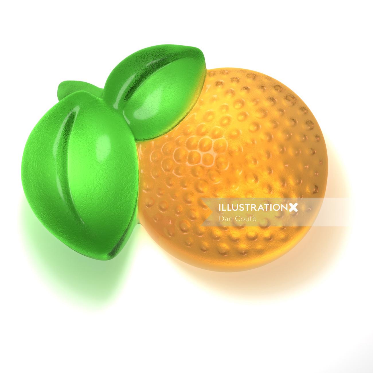 オレンジ
