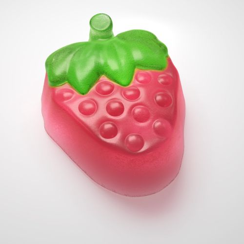 Strawberry sweet drawn in a realistic way