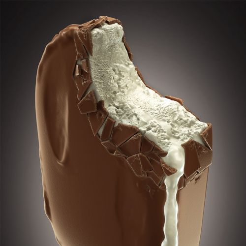 A CGI design of ice cream bar