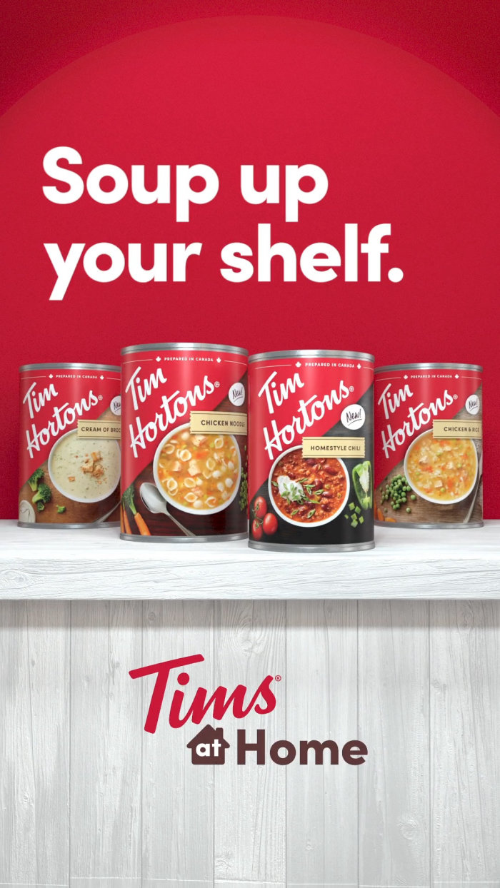 Promotion gif for Tim Hortons Soups