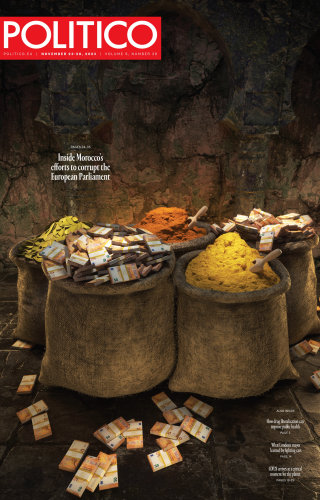 Capa da revista POLITICO sobre alimentação