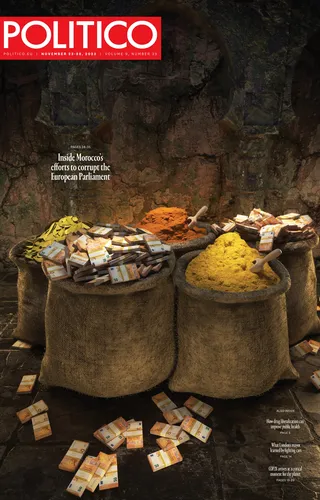 POLITICO magazine cover about food