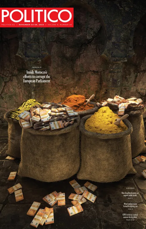 POLITICO magazine cover about food