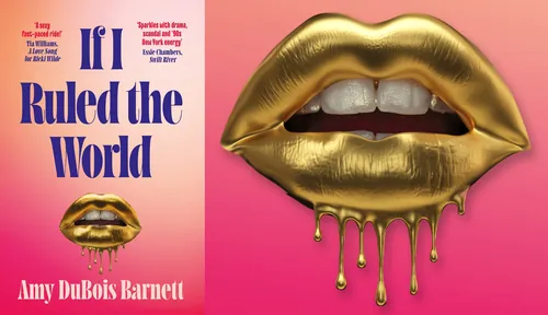 Golden lips dripping with liquid artwork by Dan Couto