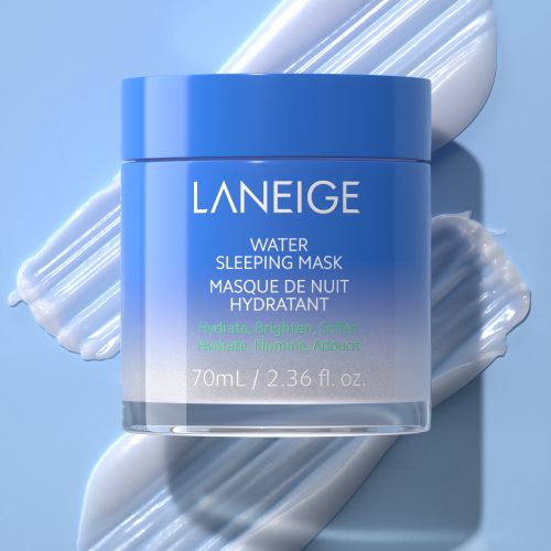Dan Couto's 3D render of a LANEIGE Water Sleeping Mask jar