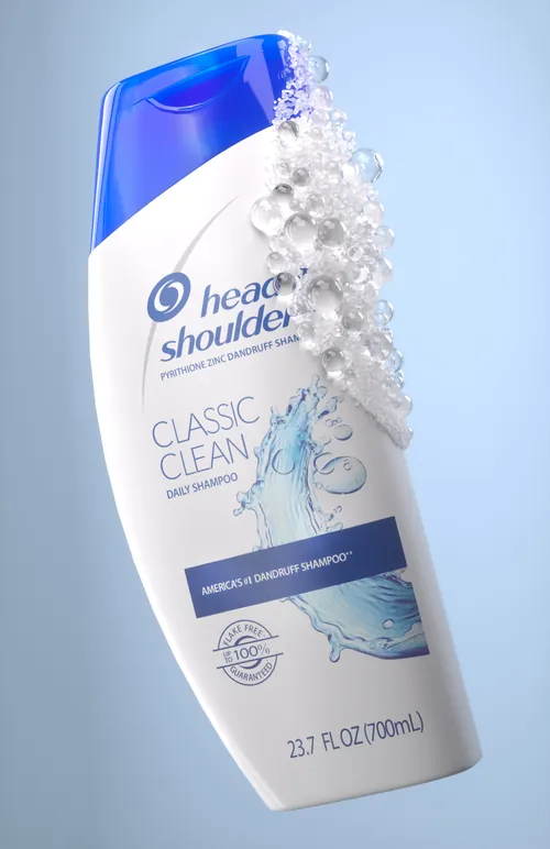 3D-Shampooflaschen-Rendering von Dan Couto