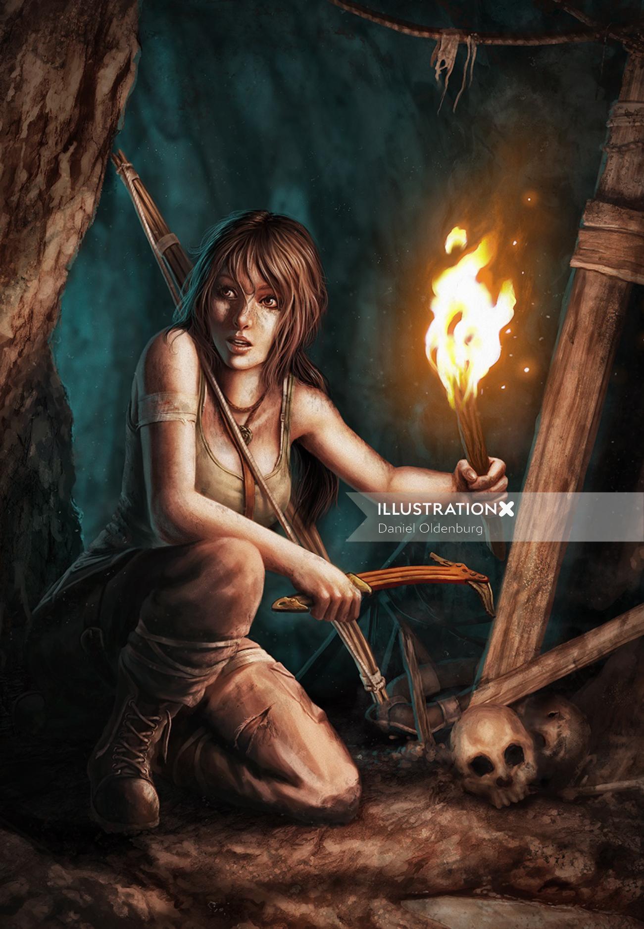 Daniel Oldenburg creó los personajes de Tomb Raider en 2013