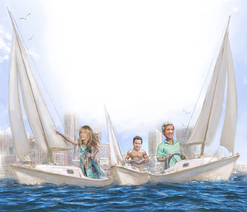 Celebrities vacation sailing
