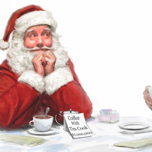 Coffee with Timcook by Santa
