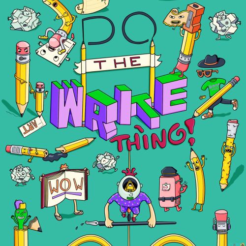 Do The Write Thing Notebook Cover Design