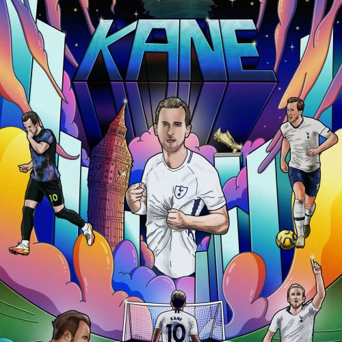 Legendary Harry Kane of Tottenham Hotspur FC Poster