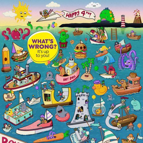 Highlights Magazine cover on "What's Wrong Section"
