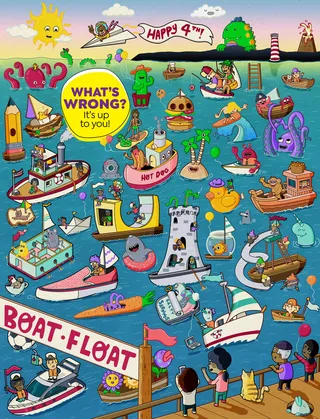 Highlights Magazine cover on "What's Wrong Section"