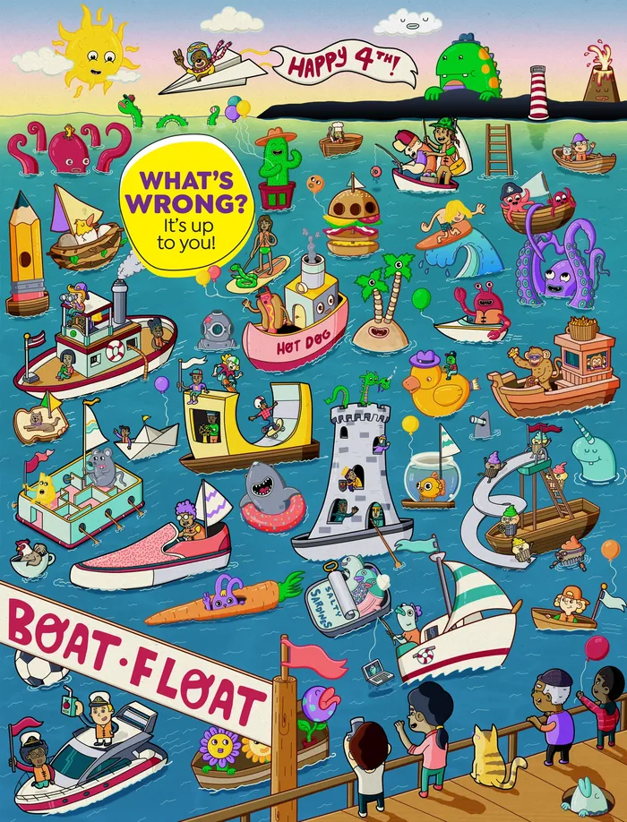 Highlights Magazine cover on "What's Wrong Section"