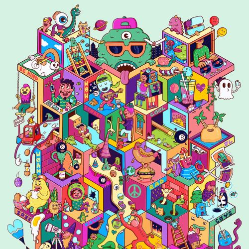 Isometric Mayhem is filled with funny & colorful characters