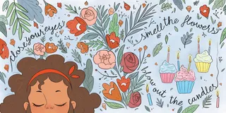 Excerpt illustration from "Zara’s Big Messy Goodbye" children’s storybook