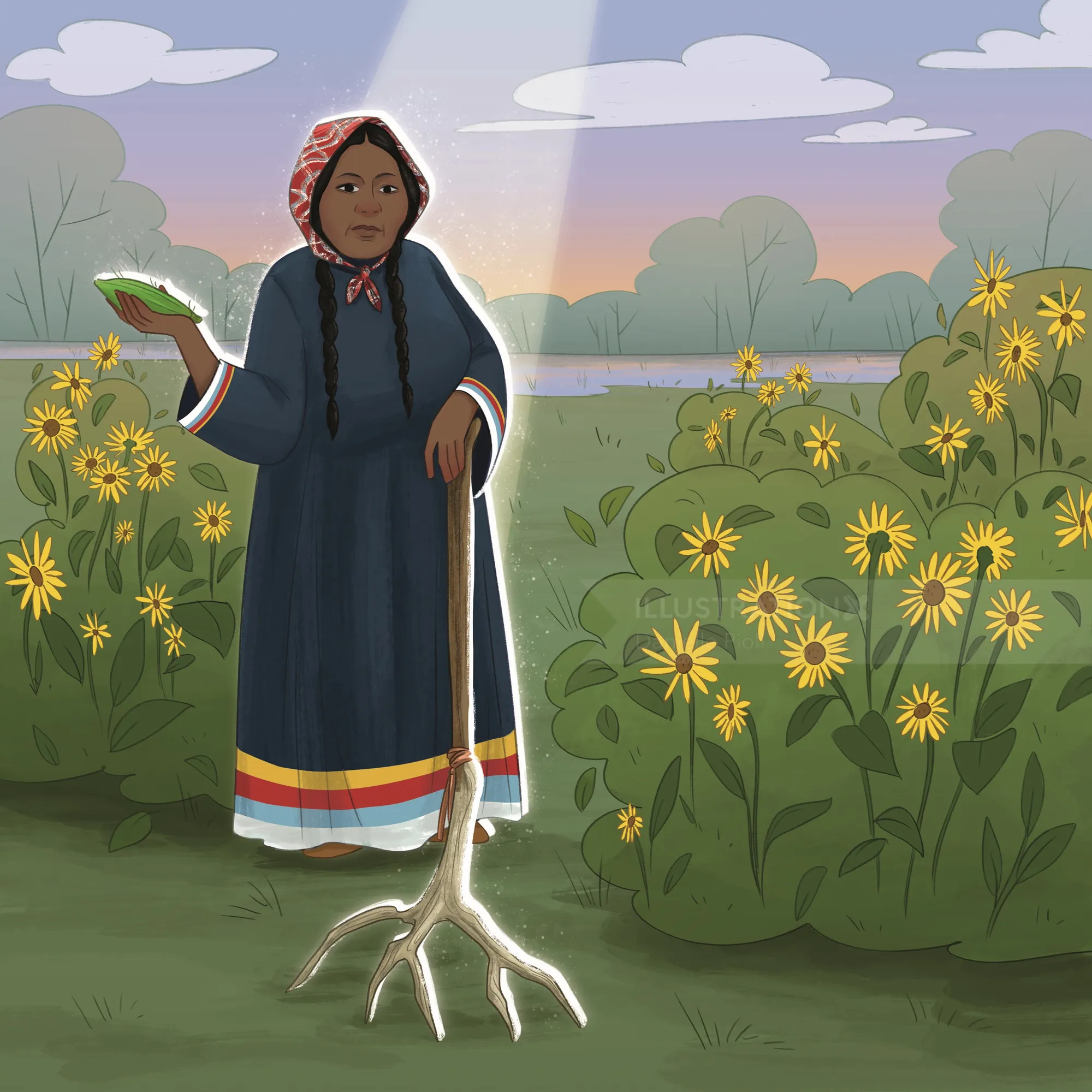 Visual history of female botanists through art