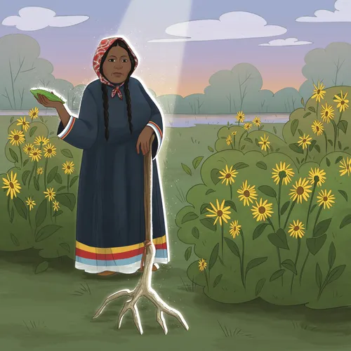 Visual history of female botanists through art