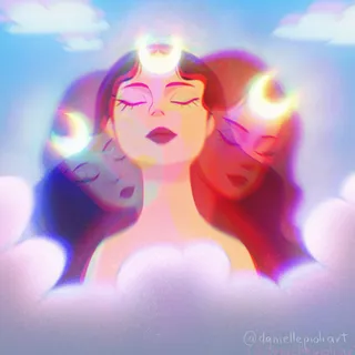 Illustration accompanying reportage on Hecate