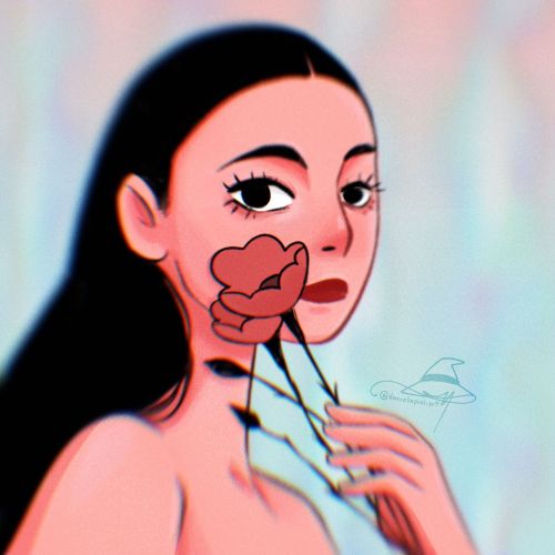 Portrait design symbolizing self-love and acceptance