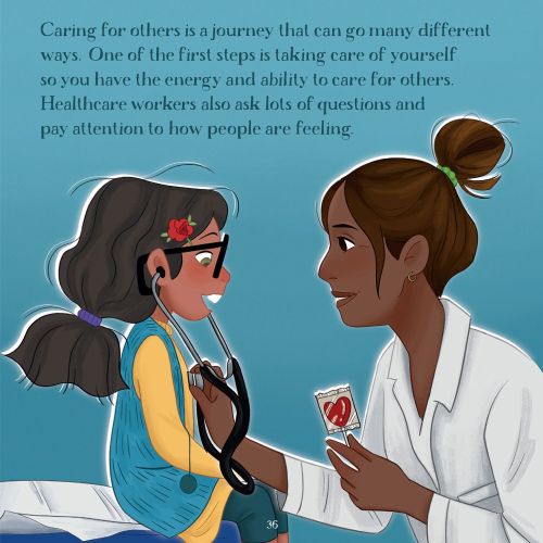 Illustrated nonfiction children's book about women in medicine