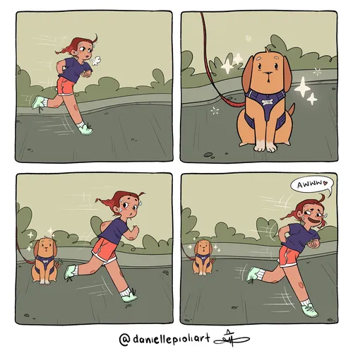 Cartoon strip celebrating everyday little joys
