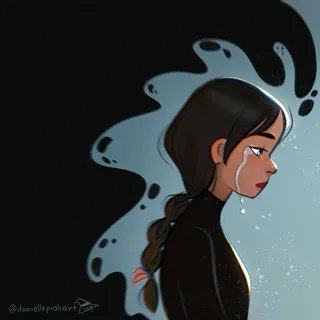 Illustration symbolizing internal emotional battles