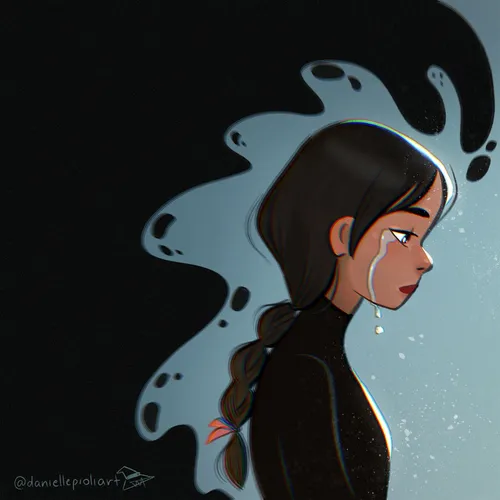 Illustration symbolizing internal emotional battles