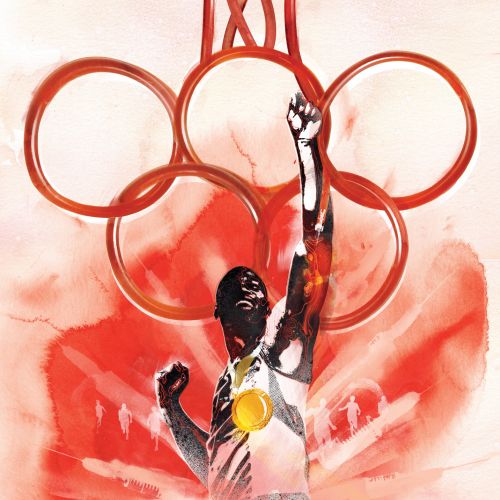blood, doping, olympics, sport, cheat, paint, watercolour, running, sprint, sporty