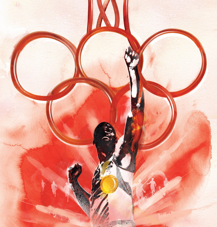blood, doping, olympics, sport, cheat, paint, watercolour, running, sprint, sporty